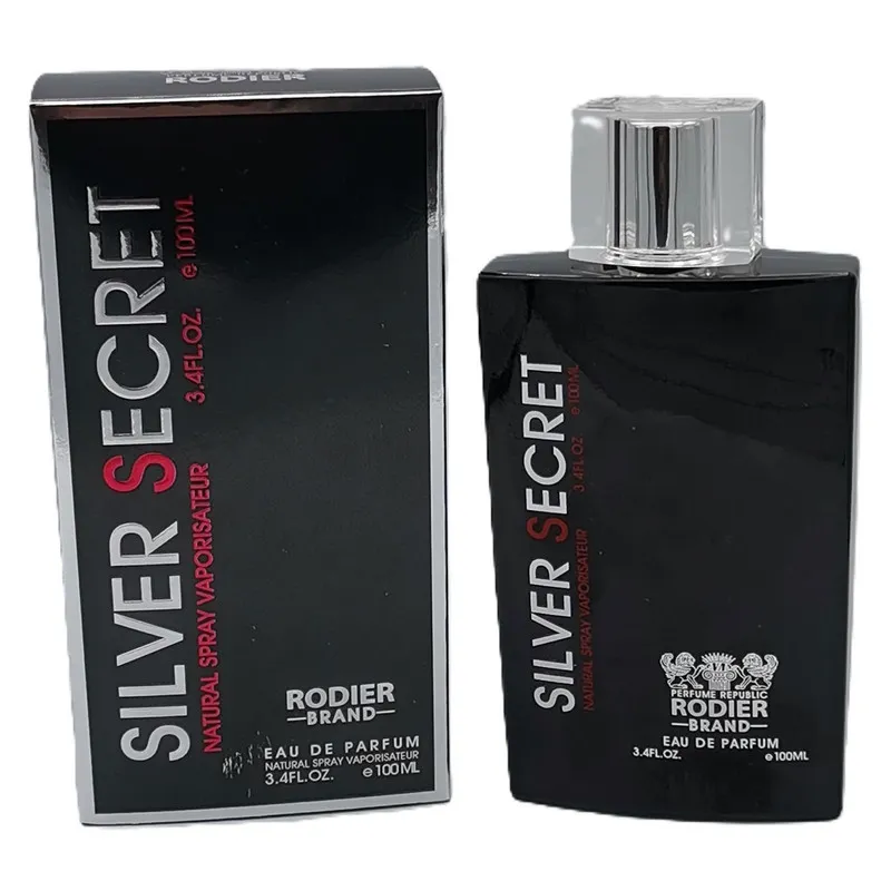 ادو پرفیوم مردانه رودیر مدل Silver Secret با رایحه خنک حجم 100 میلی لیتر مجموعه دو عددی - تصویر 2