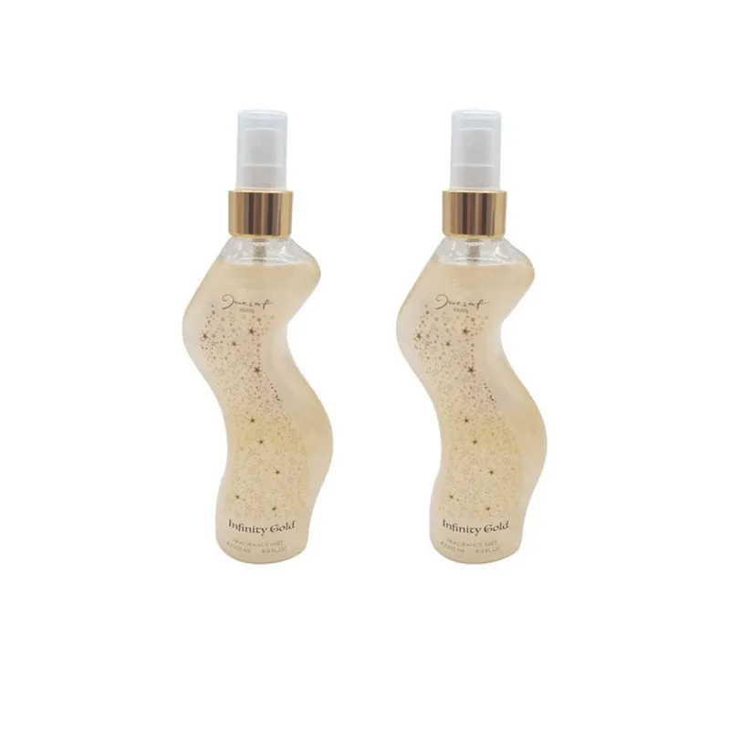 بادی اسپلش زنانه ژک ساف مدل Infinity Gold حجم 250 میلی لیتر مجموعه دو عددی
