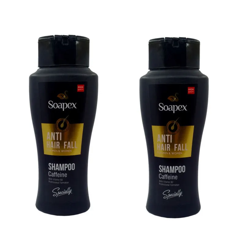 شامپو مو سوپکس مدل Caffeine حجم 400 میلی لیتر مجموعه 2 عددی