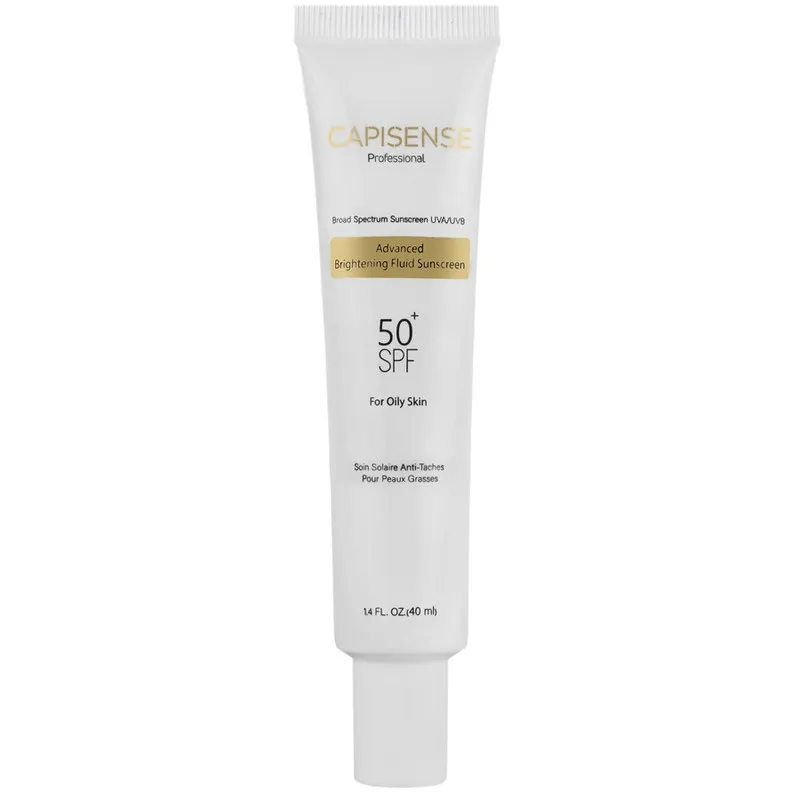 فلوئید ضد آفتاب بدون رنگ کپیسنس SPF 50 مدل BRI-O محافظ UVA،UVB مناسب پوست چرب حجم 40 میلی لیتر