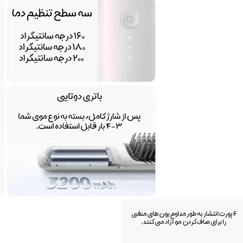 برس حرارتی میجیا مدل MJZFS01LF - تصویر 6