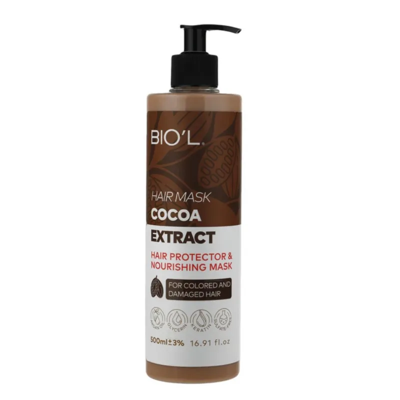 ماسک مو بیول مدل cocoa حجم 500 میلی لیتر