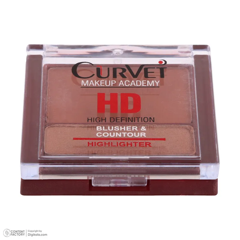 رژگونه هایلایتر کوروت مدل HD شماره 110 - تصویر 3