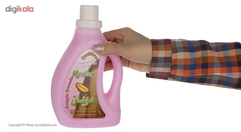 نرم کننده مو موبان مدل Pink حجم 750 میلی لیتر - تصویر 4
