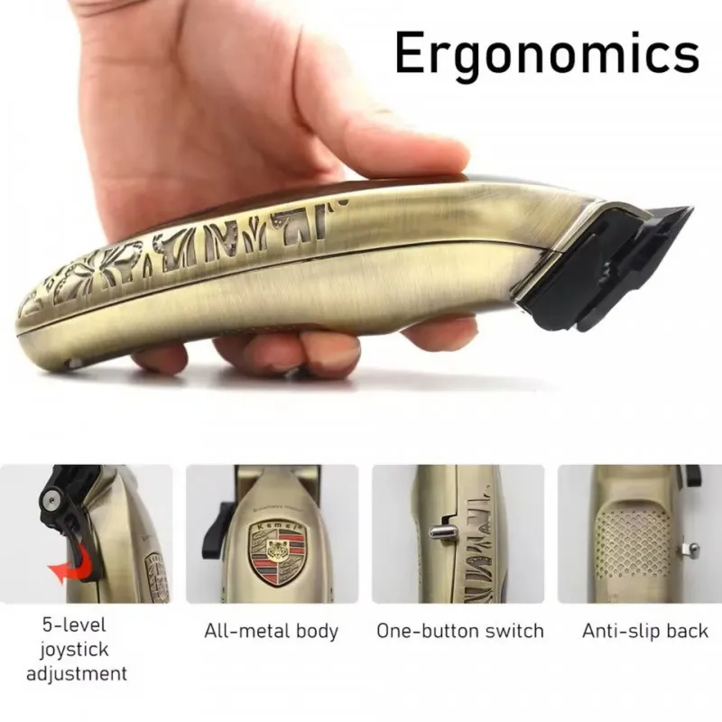 ماشین اصلاح موی سر و صورت کیمی مدل km-2365 مجموعه 2عددی - تصویر 5