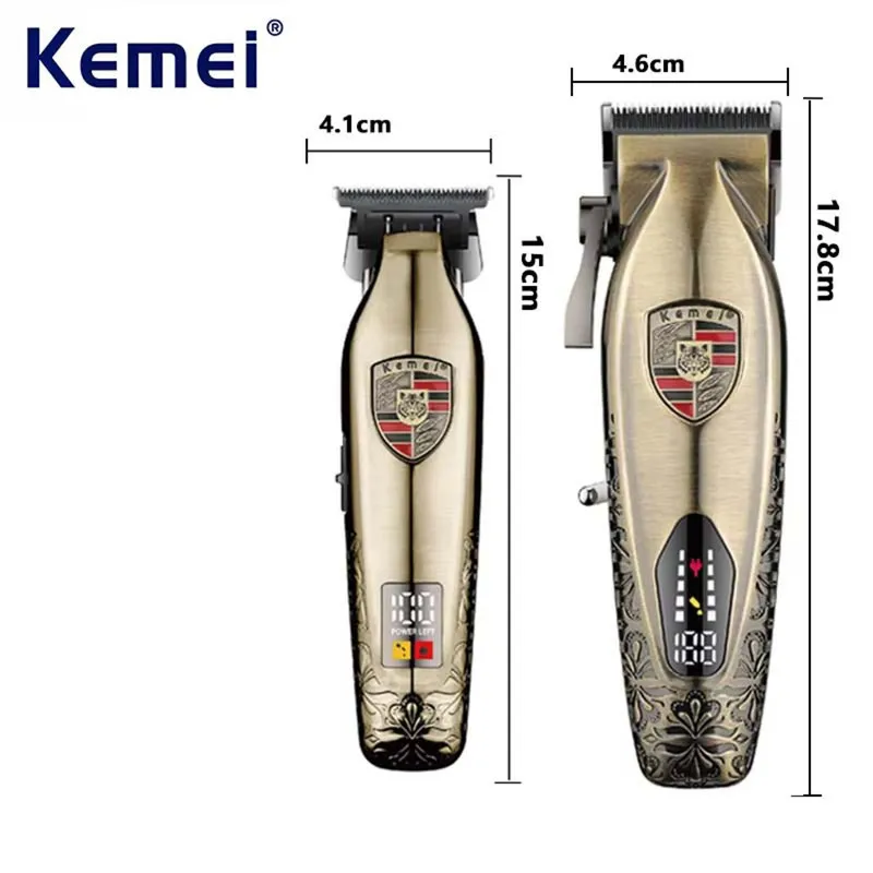 ماشین اصلاح موی سر و صورت کیمی مدل km-2365 مجموعه 2عددی - تصویر 6