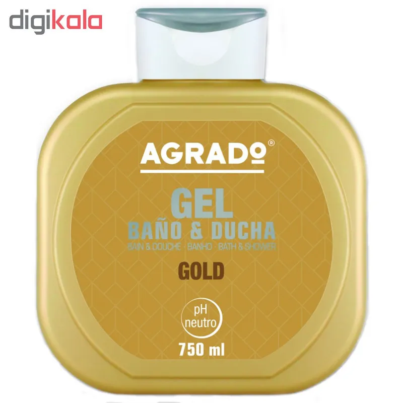 شامپو بدن آگرادو مدل Gold حجم 750 میلی لیتر - تصویر 3