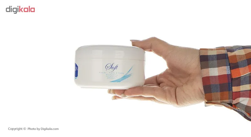 کرم مرطوب کننده و تغذیه کننده عطرآگین مدل Soft حجم 200 میلی لیتر - تصویر 4