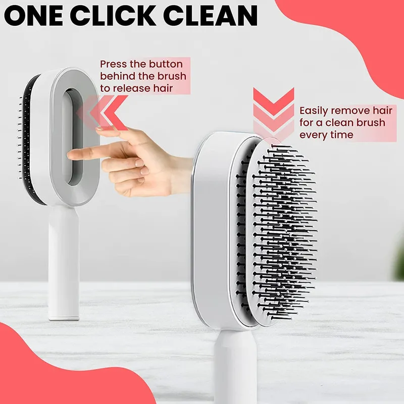 برس مو ارجنتو مدل جادویی کد self cleaner - تصویر 3
