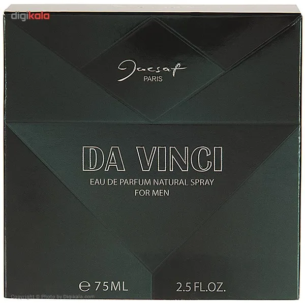 ادو پرفیوم مردانه ژک‌ ساف مدل Da Vinci حجم 75 میلی لیتر - تصویر 4