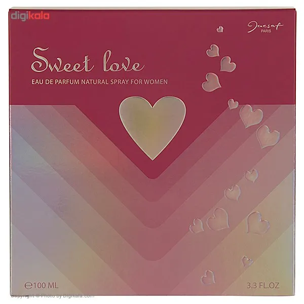 ادو پرفیوم زنانه ژک‌ ساف مدل Sweet Love حجم 100 میلی لیتر - تصویر 2
