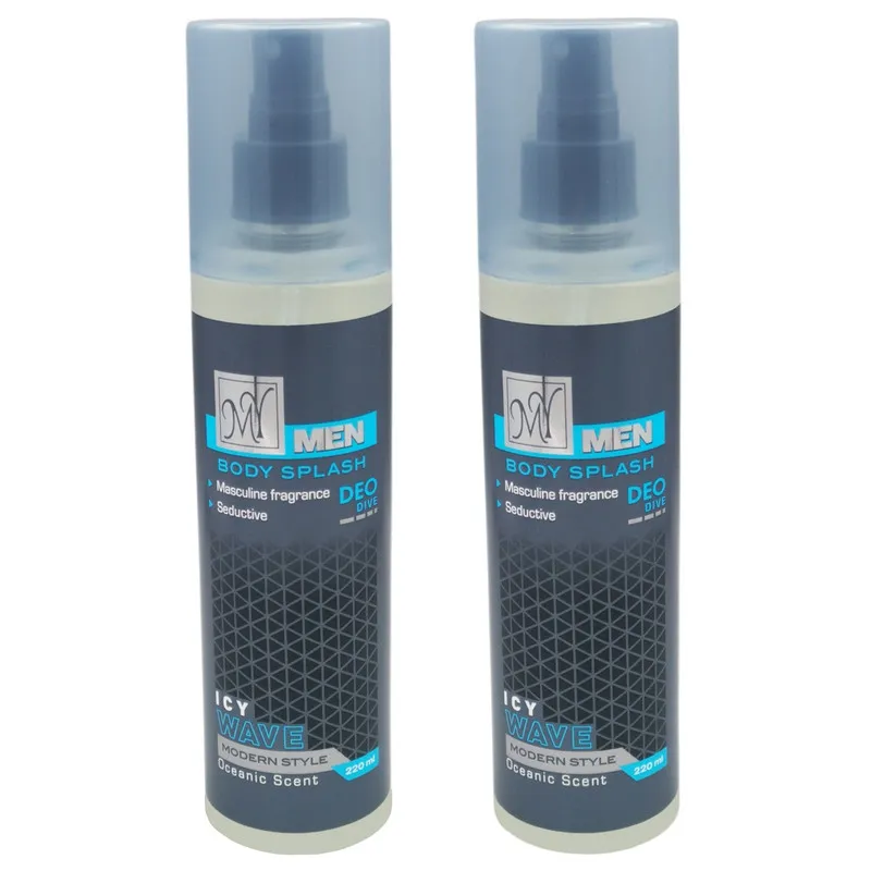 بادی اسپلش مردانه مای مدل Icy Wave حجم 220 میلی لیتر مجموعه دو عددی