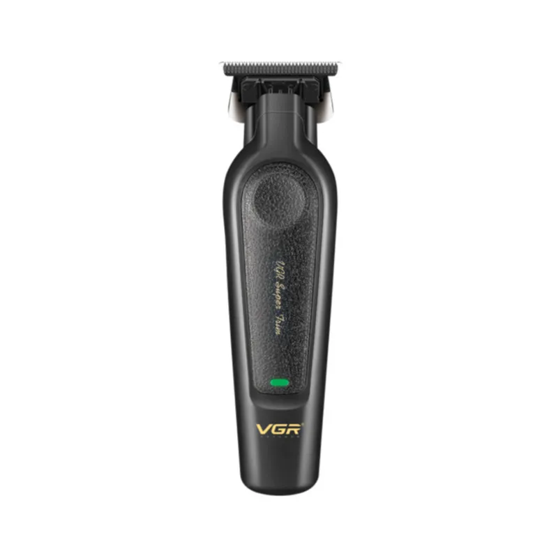 ماشین اصلاح موی سر و صورت وی جی آر مدل V-995 با تیغه کربن استیل، باتری لیتیوم یون 2000 میلی‌آمپر ساعت، شارژ USB، قابلیت تنظیم سرعت و طراحی ارگونومیک و سبک