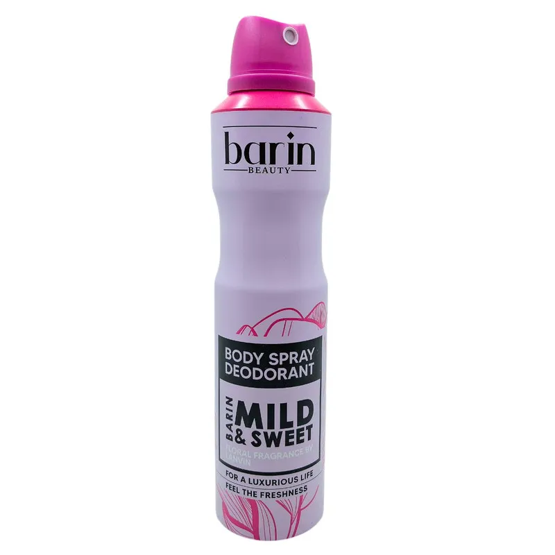 اسپری بدن زنانه بارین بیوتی مدل MILD SWEET حجم 250 میلی لیتر