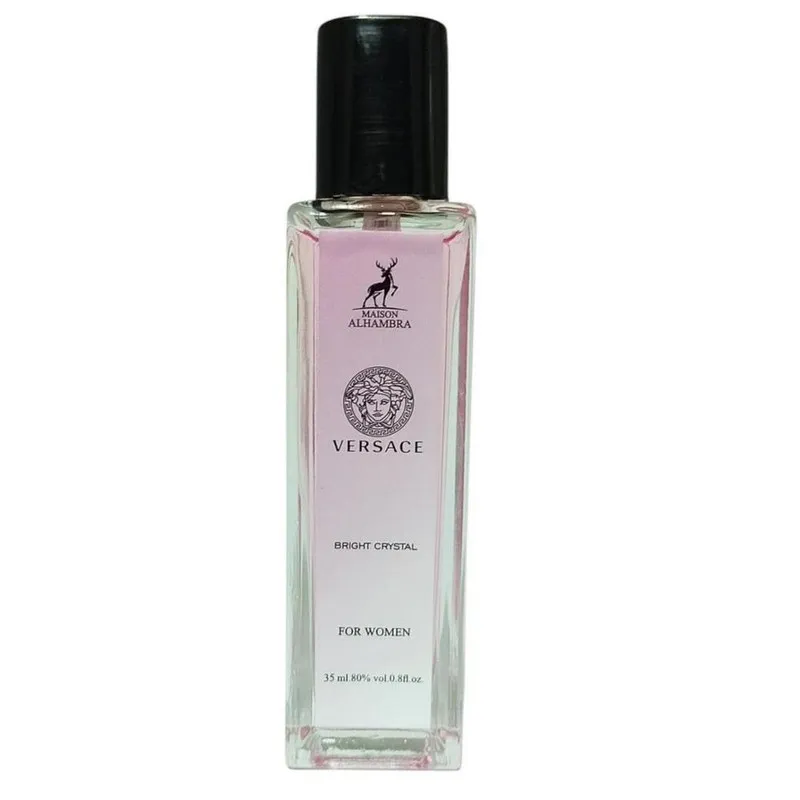 عطر جیبی الحمبرا مدل Versace Bright Crystal حجم 35 میلی لیتر