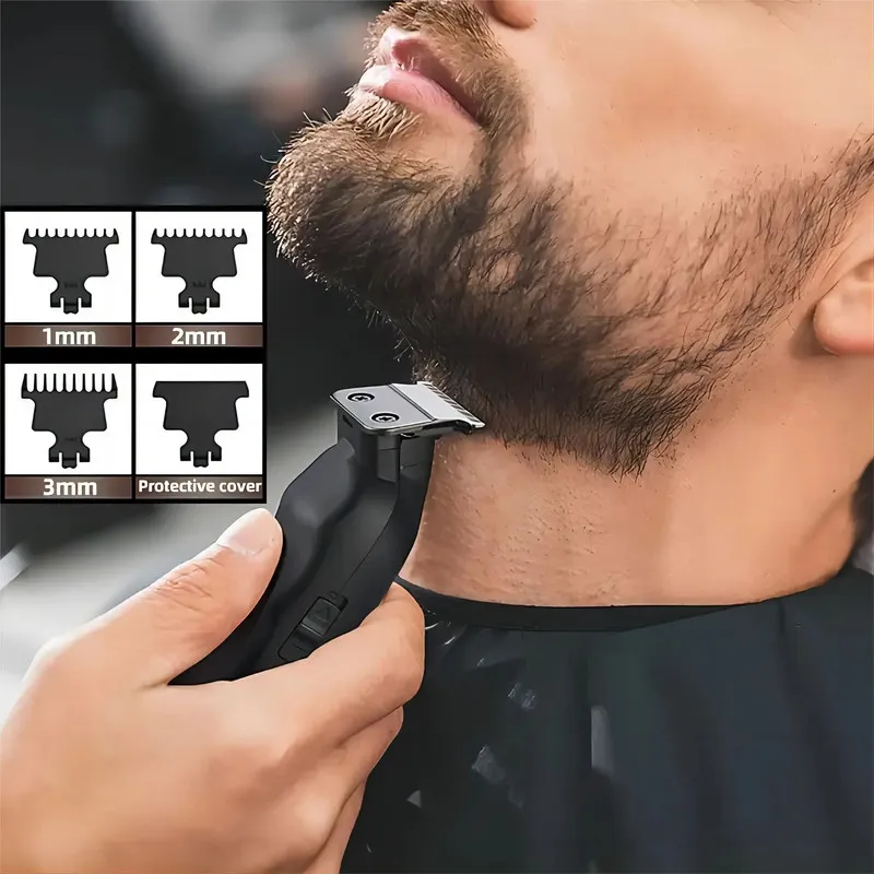 ماشین اصلاح موی سر و صورت شارژی دیناواری مدل D-146 با تیغه‌های کربن استیل DLC، باتری 1200 میلی‌آمپر ساعت، طراحی ارگونومیک، نمایشگر میزان شارژ و اصلاح تمیز نزدیک به صفر - تصویر 6