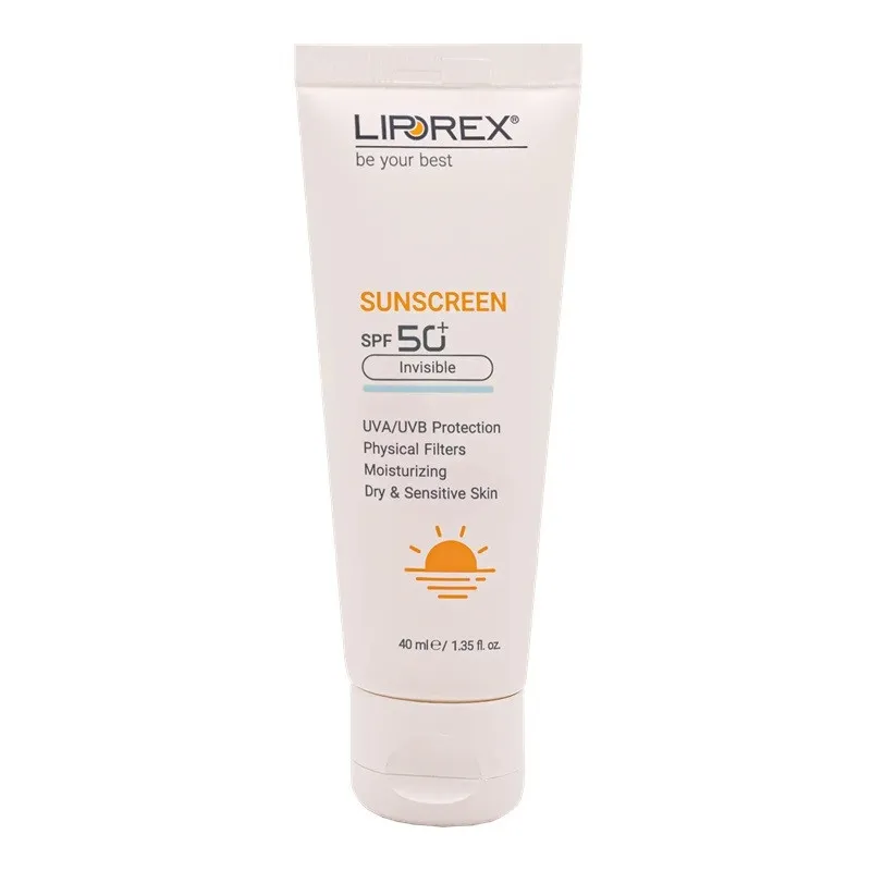کرم ضد آفتاب بدون رنگ لیپورکس SPF 50 مدل DS محافظ UVA ،UVB، مناسب پوست خشک حجم 40 میلیلیتر - تصویر 2