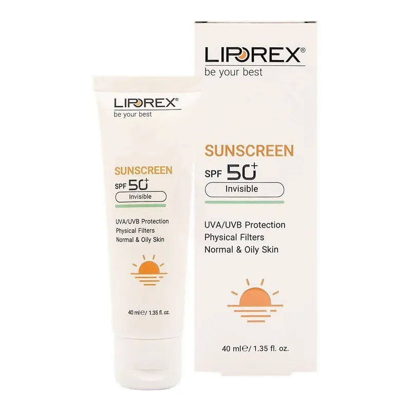 کرم ضد آفتاب بدون رنگ لیپورکس SPF 50 مدل I-O Physical مناسب پوستهای چرب حجم 40 میلیلیتر - تصویر 2