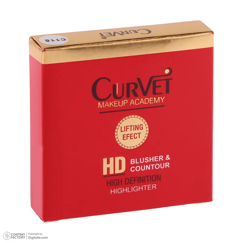 رژگونه هایلایتر کوروت مدل HD شماره 118 - تصویر 5