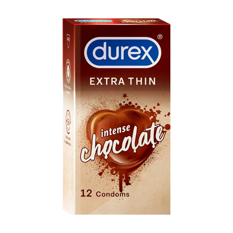 کاندوم دورکس مدل Extra Thin intense chocolate بسته 12 عددی - تصویر 2