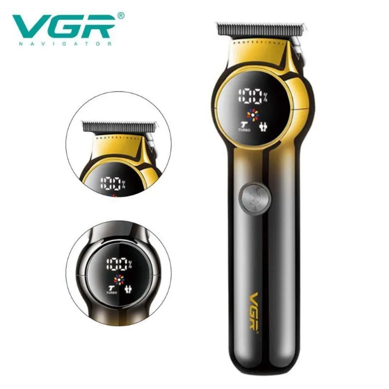 ماشین اصلاح موی سر و صورت شارژی وی جی ار مدل V-989 professional - تصویر 3