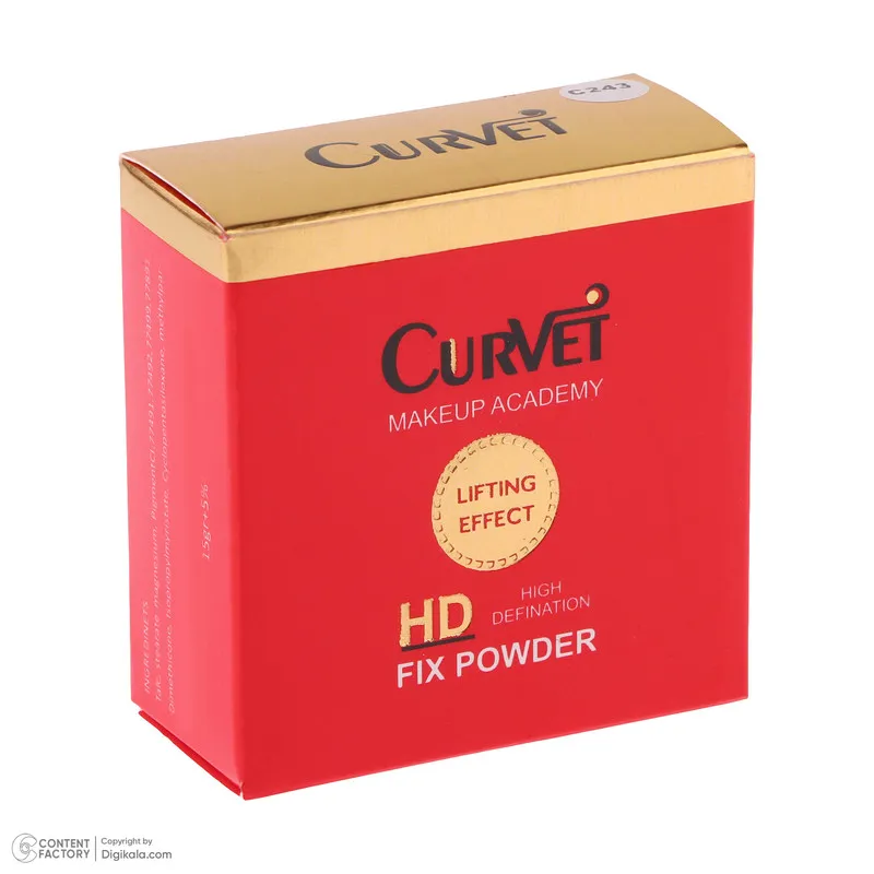 پودر تثبیت کننده آرایش کوروت مدل HD شماره 243 - تصویر 4