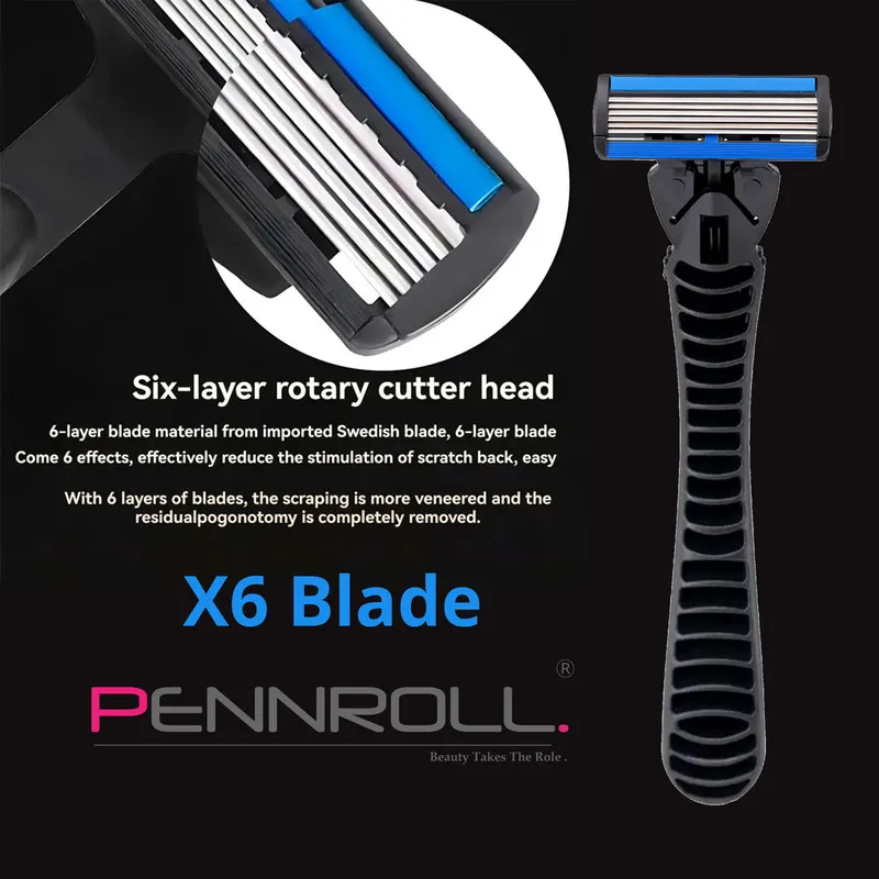 خود تراش پنرول مدل PRCL - PANDA Pro 6 - X2 بسته 2 عددی - تصویر 2