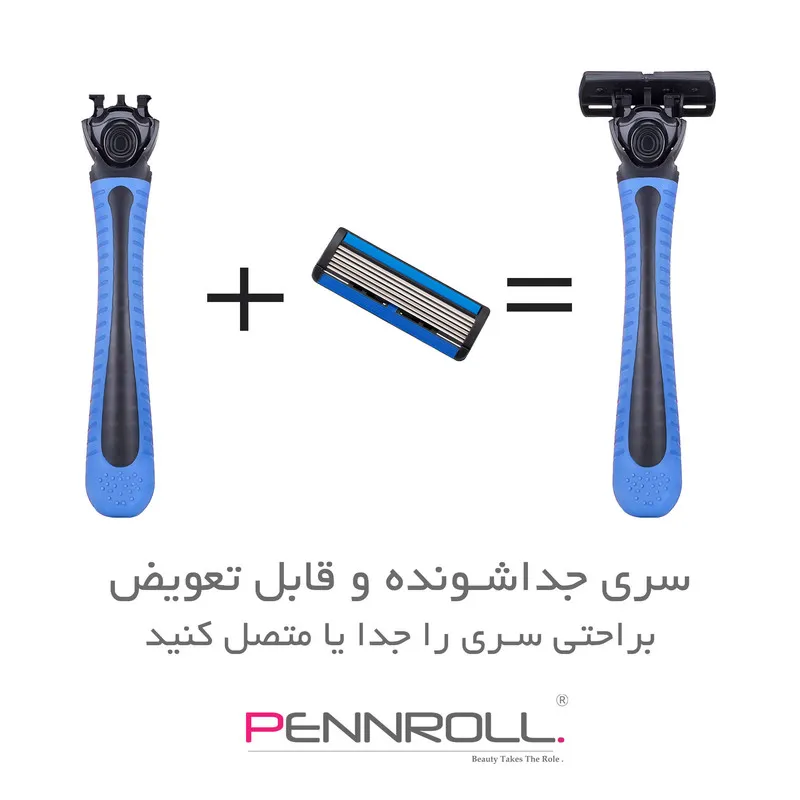 خود تراش پنرول مدل PRCL - PANDA Pro 6 - X2 بسته 2 عددی - تصویر 6