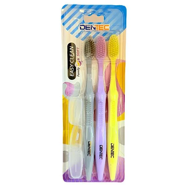 مسواک دن تک مدل TURBO-Easy Clean Family بسته 3عددی - تصویر 2