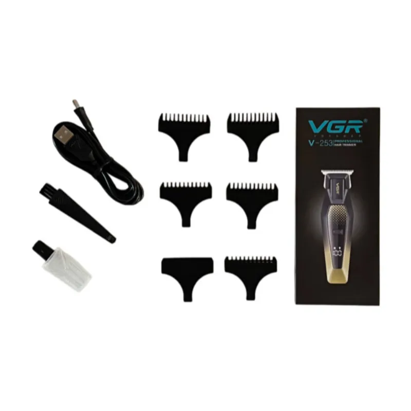 ماشین اصلاح موی سر و صورت شارژی وی جی ار مدل V-253 - تصویر 3