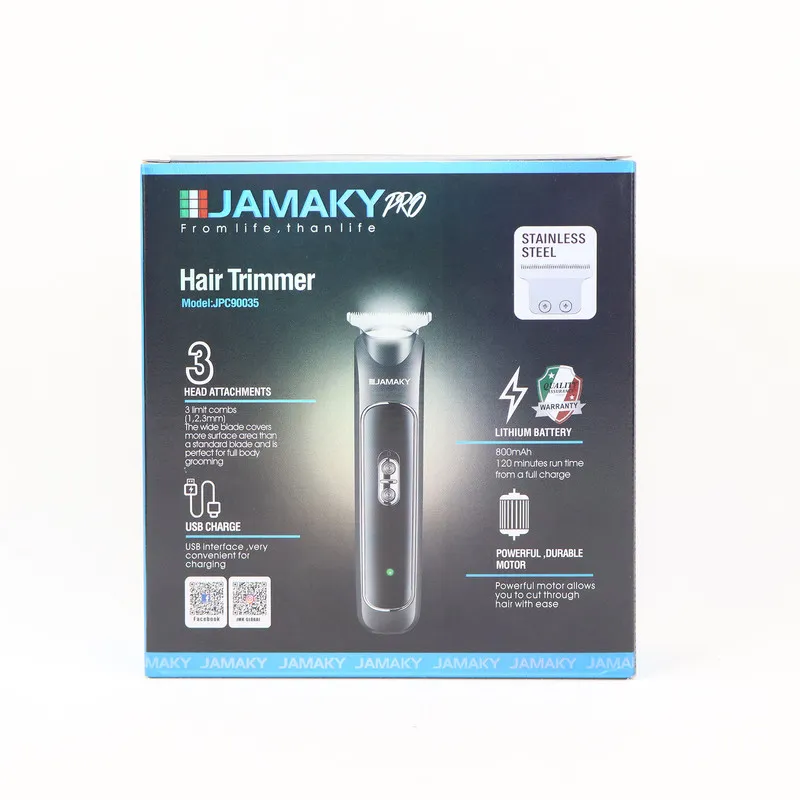 ماشین اصلاح موی سر و صورت شارژی جاماکی مدل JPC90035 - تصویر 5
