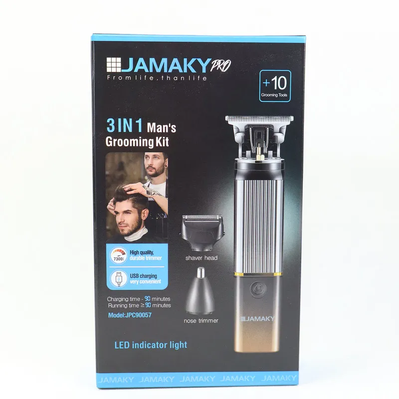 ماشین اصلاح موی سر و صورت شارژی جاماکی مدل JPC90057 - تصویر 3