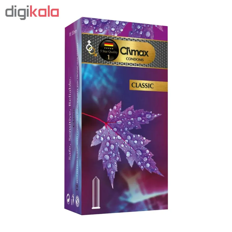 کاندوم کلایمکس مدل Classic بسته 12 عددی به همراه کاندوم مدل Gift - تصویر 2