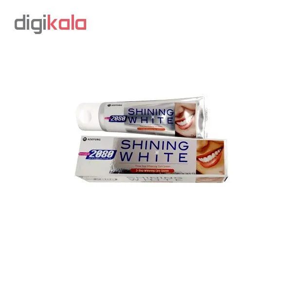 خمیر دندان 2080 مدل Shining White وزن 100 گرم - تصویر 3