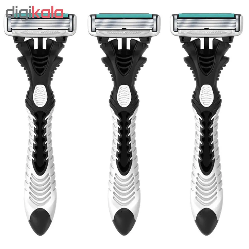 خود تراش دورکو مدل 6Blade تحت لیسانس بسته 3 عددی - تصویر 2