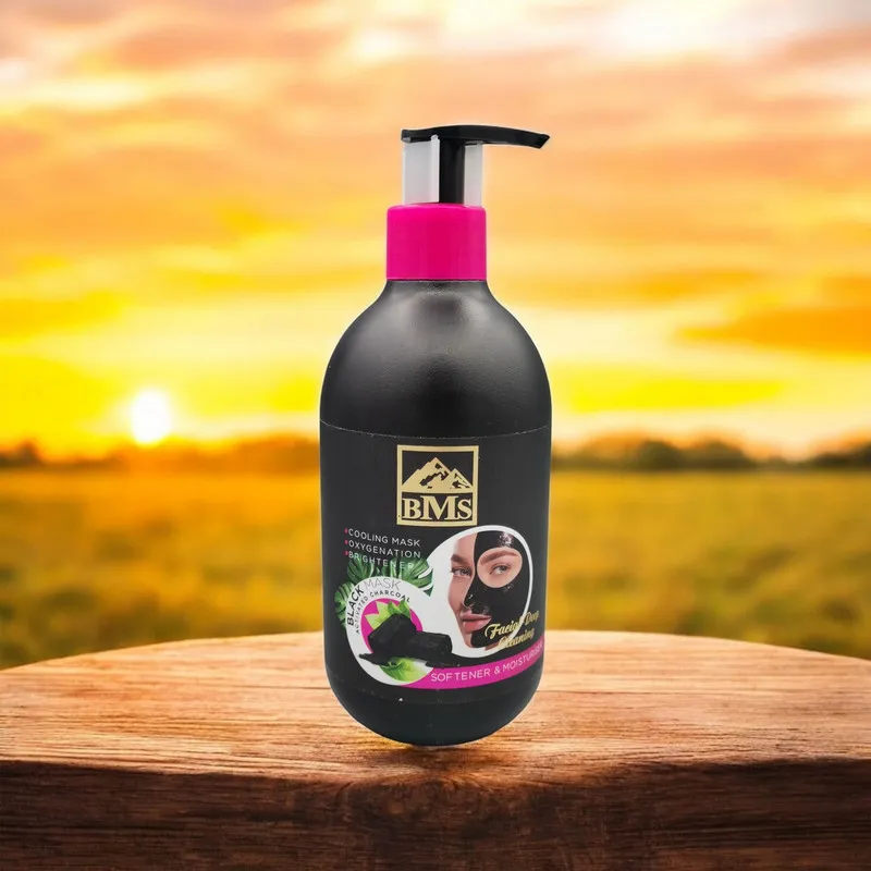 ماسک صورت بی ام اس مدل GOLDEN حجم 300 میلی‌لیتر به همراه ماسک صورت بی ام اس مدل  زغالی حجم 300 میلی‌لیتر - تصویر 2