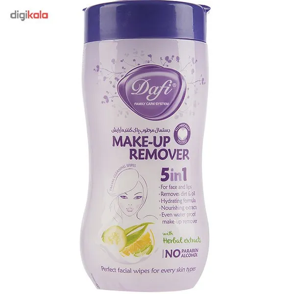 دستمال مرطوب پاک کننده دافی مدل 5IN1 بسته 70 عددی - تصویر 2