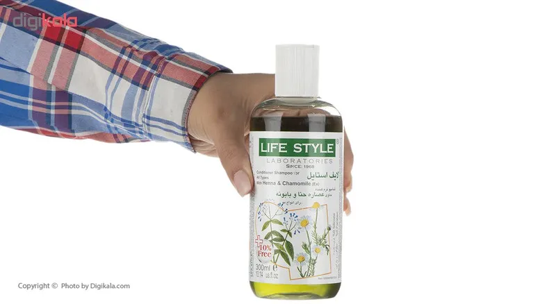 نرم کننده مو لایف استایل مدل Henna And Chamomile حجم 300 میلی لیتر - تصویر 6