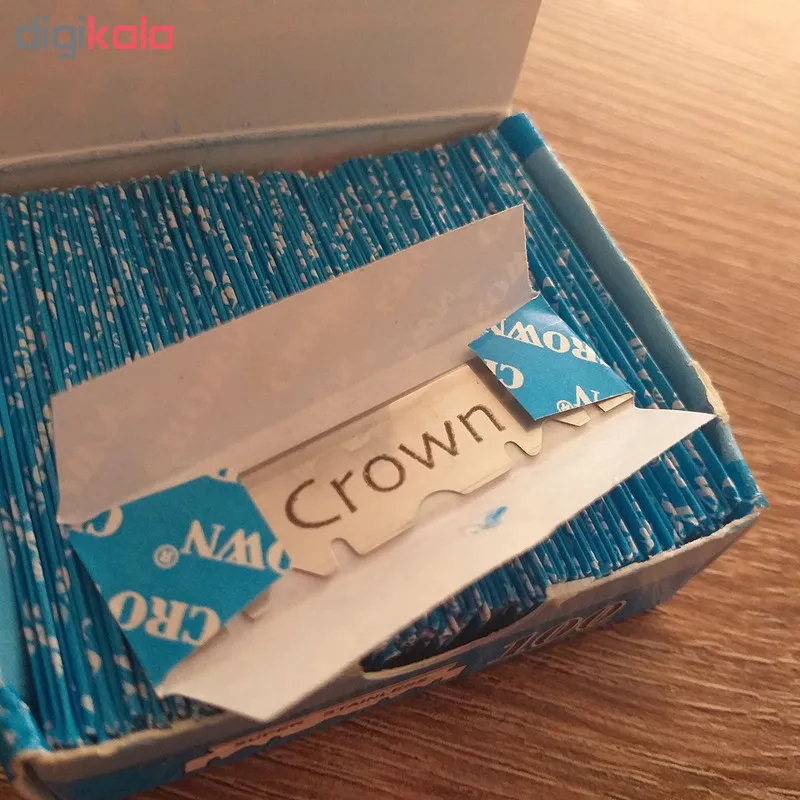 تیغ یدک کرون مدل Saloon بسته 100 عددی - تصویر 4
