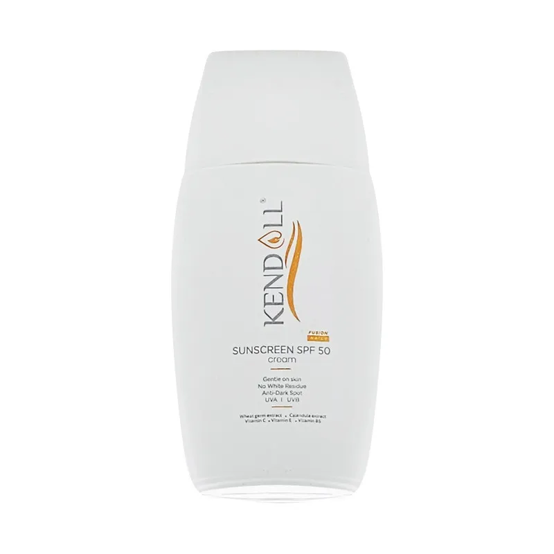 کرم ضد آفتاب بدون رنگ کندال SPF 50 مدل mo01 مناسب انواع پوست‌ حجم 40 میلی‌لیتر