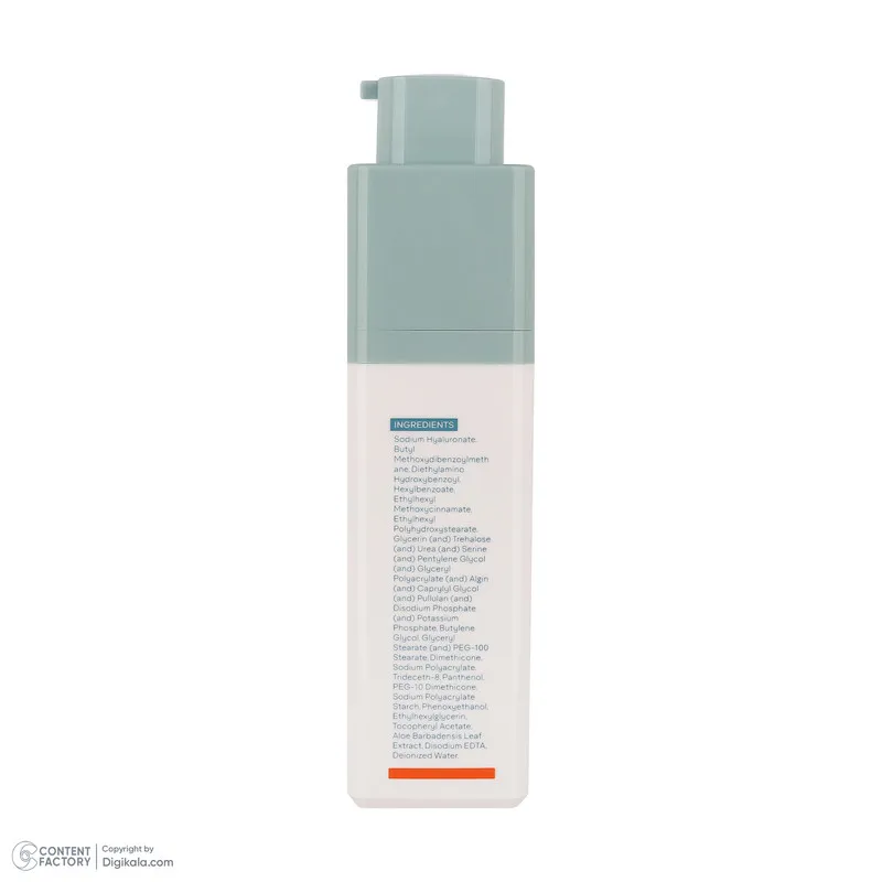 کرم ضدآفتاب بیرنگ ژنوبایوتیک، مدل Fusion water، حاوی محافظ UVA ،UVB، ضدآب، فاقد چربی، بدون پارابن، حاوی ویتامین E و هیالورونیک اسید مناسب انواع پوست، حجم 30 میلیلیتر - تصویر 2