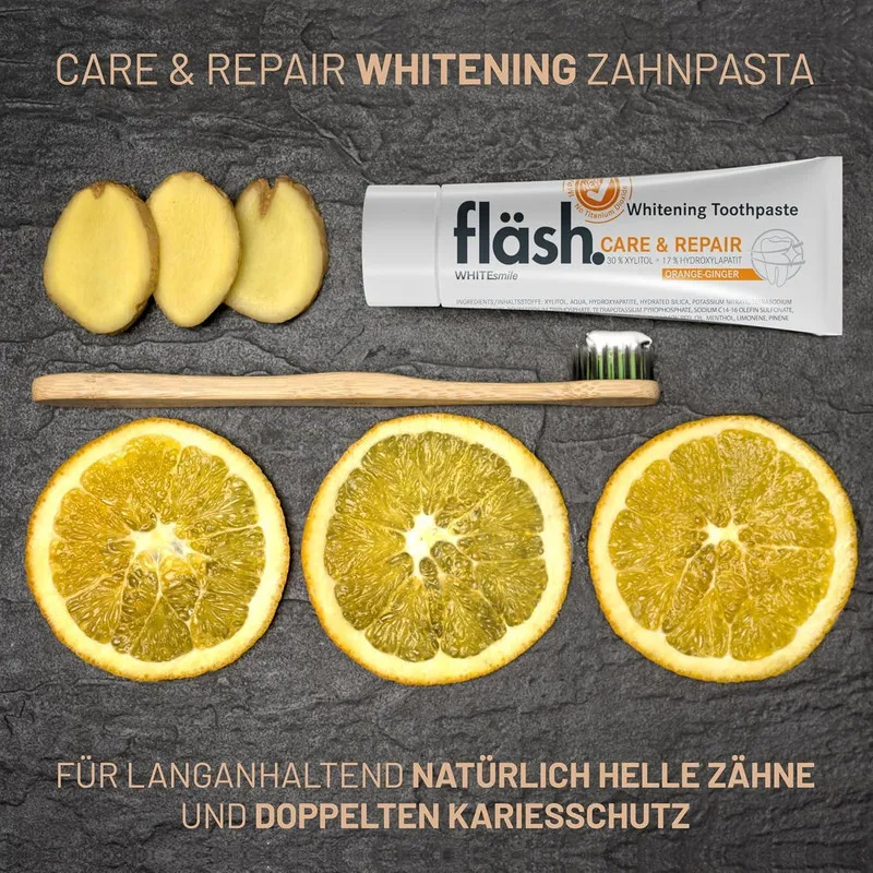 خمیر دندان وایت اسمایل مدل flash orange ginger حجم 75 میلی لیتر - تصویر 2