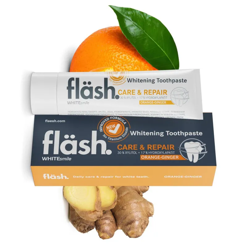 خمیر دندان وایت اسمایل مدل flash orange ginger حجم 75 میلی لیتر - تصویر 4