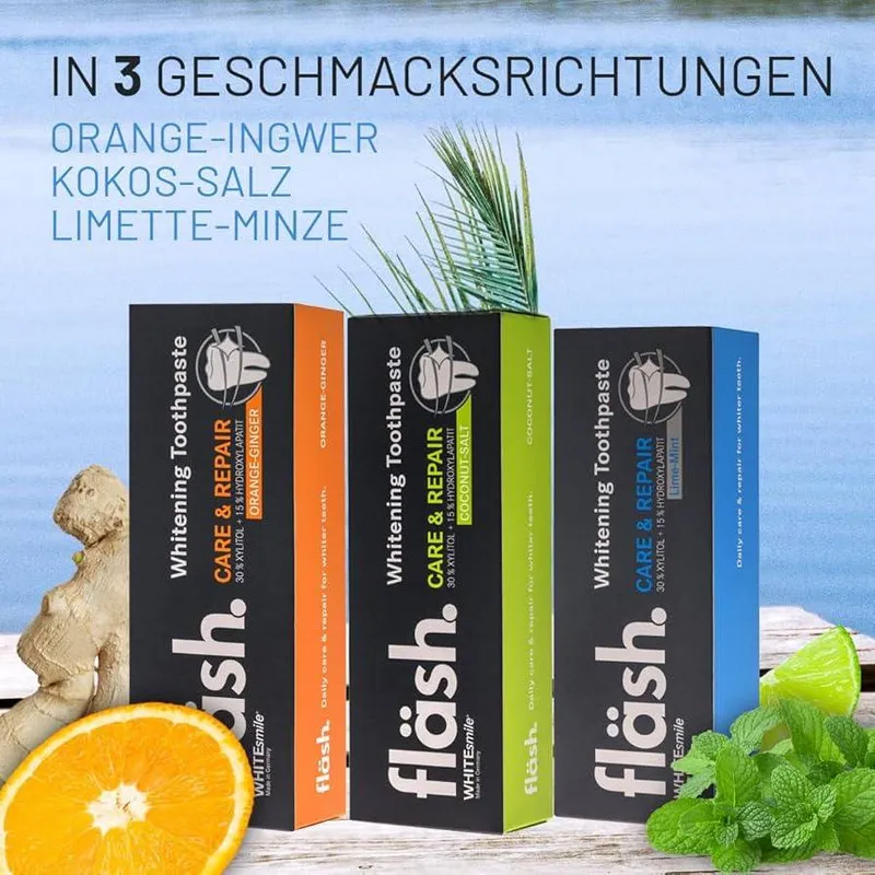 خمیر دندان وایت اسمایل مدل flash orange ginger حجم 75 میلی لیتر - تصویر 5