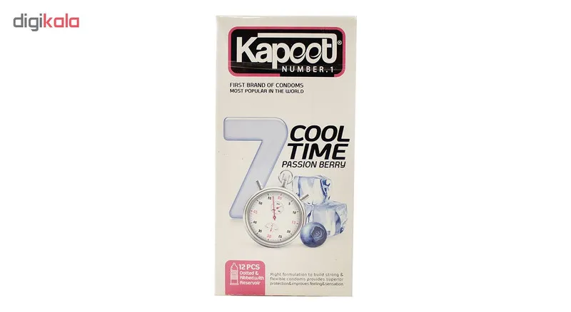 کاندوم کاپوت مدل 7Cool Time بسته 12 عددی - تصویر 2