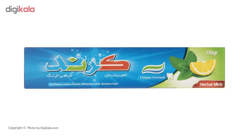 خمیر دندان کرند مدل Lemon حجم 120 میلی لیتر - تصویر 3