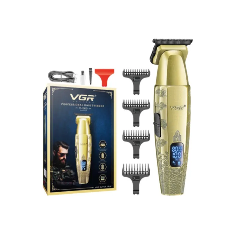 ماشین اصلاح موی سر و صورت شارژی وی جی ار مدل V-265 - تصویر 2