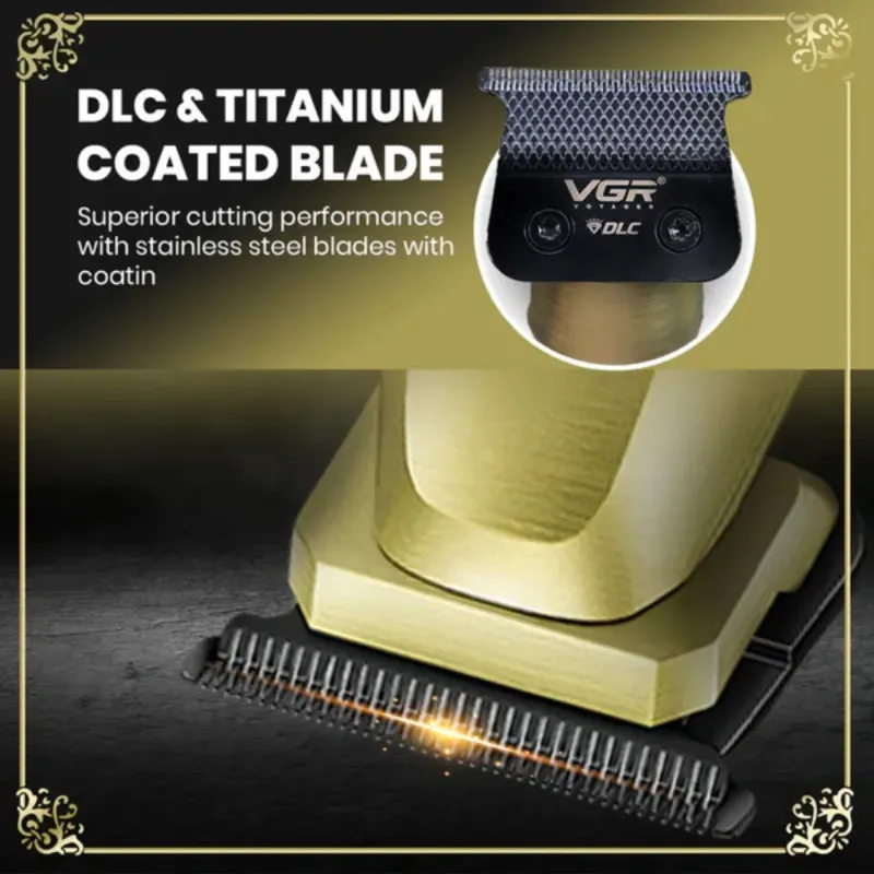 ماشین اصلاح موی سر و صورت شارژی وی جی ار مدل V-265 - تصویر 4