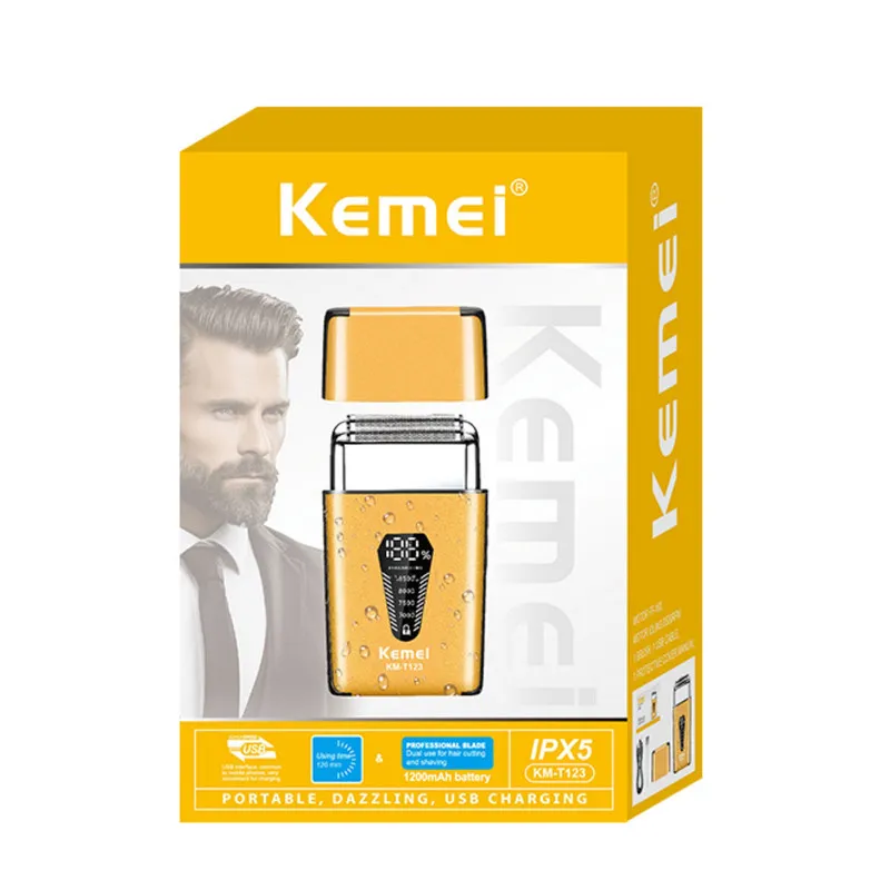 ماشین اصلاح موی صورت کیمی مدل km-T123 - تصویر 2