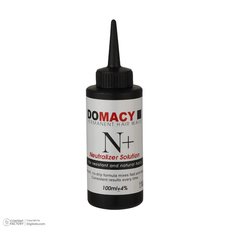 محلول فرکننده مو دوماسی مدل N-01 مناسب موهای معمولی حجم 100 میلی لیتر بسته دو عددی - تصویر 3